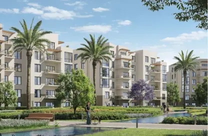 Apartment - 2 Bedrooms - 2 Bathrooms for sale in The Residences - Hyde Park - New Cairo City - Cairo