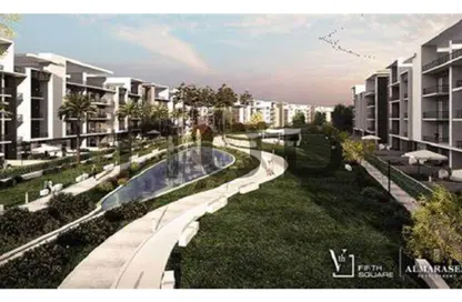 شقة - 3 غرف نوم - 3 حمامات للبيع في مون ريزيدنس - فيفث سكوير - التجمع الخامس - مدينة القاهرة الجديدة - القاهرة