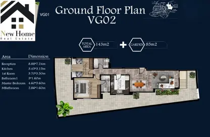 شقة - 2 غرف نوم - 2 حمامات للبيع في بيت الوطن التكميلى - التوسعات الشمالية - مدينة 6 أكتوبر - الجيزة