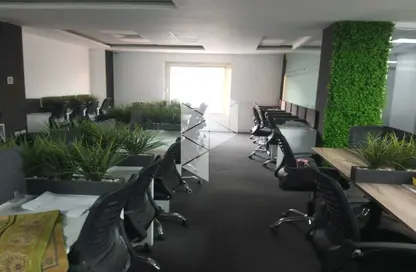 Office Space - Studio - 2 Bathrooms for rent in Bank Center Street - South Teseen St. - The 5th Settlement - New Cairo City - Cairo