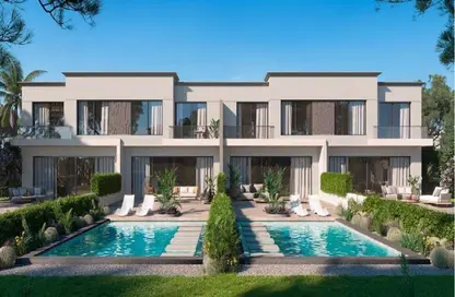 تاون هاوس - 3 غرف نوم - 3 حمامات للبيع في باديه بالم هيلز - كمبوندات 6 أكتوبر - مدينة 6 أكتوبر - الجيزة