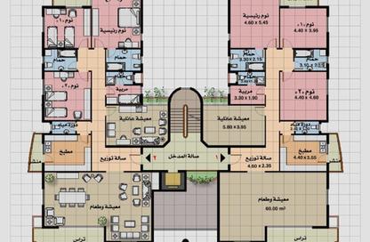 Apartment - 5 Bedrooms - 4 Bathrooms for sale in Ahmed Orabi St. - Rehab City Forth Phase - Al Rehab - New Cairo City - Cairo