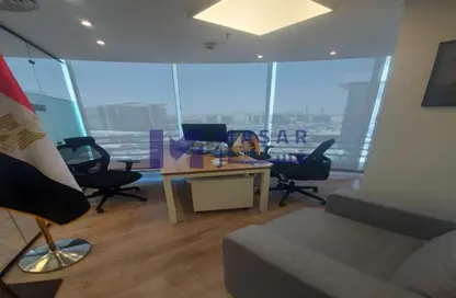 Office Space - Studio - 1 Bathroom for rent in Cairo Capital Center - North Teseen St. - The 5th Settlement - New Cairo City - Cairo