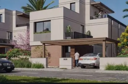 Townhouse - 3 Bedrooms - 3 Bathrooms for sale in Naia West - Sheikh Zayed Compounds - Sheikh Zayed City - Giza Townhouse - 3 Bedrooms - 3 Bathrooms for sale in Naia West - Sheikh Zayed Compounds - Sheikh Zayed City - Giza