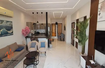 Roof - 2 Bedrooms - 2 Bathrooms for rent in Street 200 - Degla - Hay El Maadi - Cairo