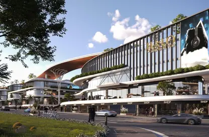 Shop - Studio - 2 Bathrooms for sale in 1st District - 6 October City - Giza