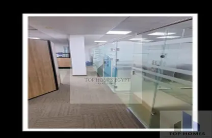 Office Space - Studio - 1 Bathroom for rent in Bank Center Street - South Teseen St. - The 5th Settlement - New Cairo City - Cairo