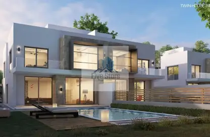 Twin House - 4 Bedrooms - 4 Bathrooms for sale in Al Karma Gates - New Zayed City - Sheikh Zayed City - Giza