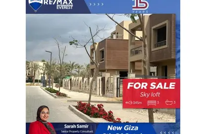 Penthouse - 3 Bedrooms - 4 Bathrooms for sale in New Giza - Cairo Alexandria Desert Road - 6 October City - Giza