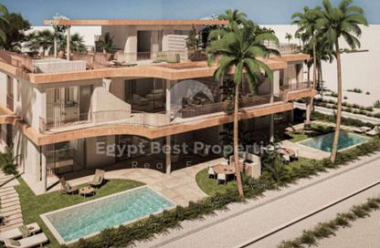 Chalet - 2 Bedrooms - 3 Bathrooms for sale in Ramla Lakeside - Qesm Ad Dabaah - North Coast