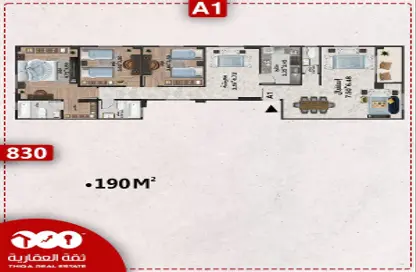 Apartment - 3 Bedrooms - 3 Bathrooms for sale in Al Andalus District - New Cairo City - Cairo