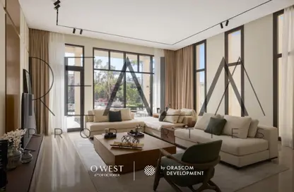 Apartment - 2 Bedrooms - 2 Bathrooms for sale in O West - 6 October Compounds - 6 October City - Giza