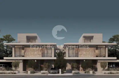 Townhouse - 3 Bedrooms - 3 Bathrooms for sale in Belle Vie - New Zayed City - Sheikh Zayed City - Giza Townhouse - 3 Bedrooms - 3 Bathrooms for sale in Belle Vie - New Zayed City - Sheikh Zayed City - Giza