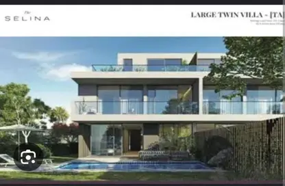 Twin House - 4 Bedrooms - 5 Bathrooms for sale in Swan Lake Residence - 5th Settlement Compounds - The 5th Settlement - New Cairo City - Cairo