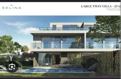 Twin House - 4 Bedrooms - 5 Bathrooms for sale in Swan Lake Residence - 5th Settlement Compounds - The 5th Settlement - New Cairo City - Cairo