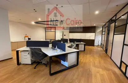 Full Floor - Studio - 2 Bathrooms for rent in Bank Center Street - South Teseen St. - The 5th Settlement - New Cairo City - Cairo