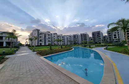 Apartment - 2 Bedrooms - 1 Bathroom for sale in Sun Capital - Fayoum Desert road - 6 October City - Giza