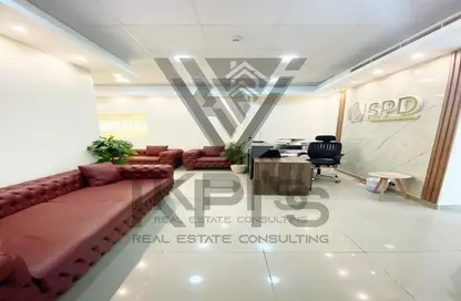 Office Space - Studio - 2 Bathrooms for rent in Bank Center Street - South Teseen St. - The 5th Settlement - New Cairo City - Cairo