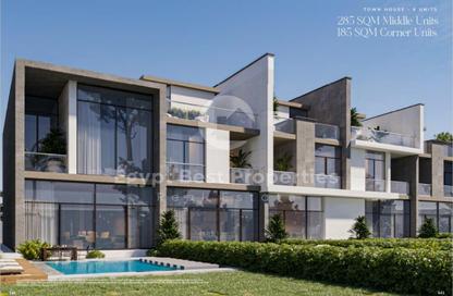 Townhouse - 3 Bedrooms - 3 Bathrooms for sale in Swan Lake Residence - 5th Settlement Compounds - The 5th Settlement - New Cairo City - Cairo