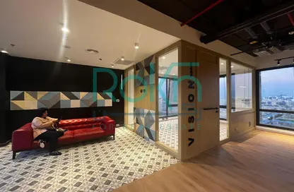 Office Space - Studio - 2 Bathrooms for rent in Arkan Plaza - 26th of July Corridor - Sheikh Zayed City - Giza