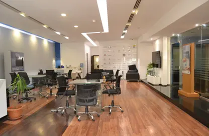 Office Space - Studio - 3 Bathrooms for rent in Bank Center Street - South Teseen St. - The 5th Settlement - New Cairo City - Cairo