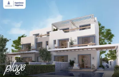Townhouse - 3 Bedrooms - 4 Bathrooms for sale in Marassi - Sidi Abdel Rahman - North Coast