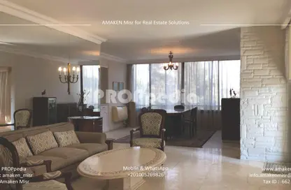Apartment - 4 Bedrooms - 3 Bathrooms for rent in Sarayat Al Maadi - Hay El Maadi - Cairo