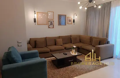 Apartment - Studio - 1 Bathroom for rent in Palm Hills Village Gate - South Investors Area - New Cairo City - Cairo