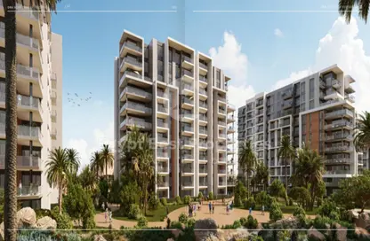 Apartment - 2 Bedrooms - 2 Bathrooms for sale in Park Side Residence - Zed Towers - Sheikh Zayed Compounds - Sheikh Zayed City - Giza