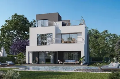 Villa - 5 Bedrooms - 6 Bathrooms for sale in Palm Hills New Cairo - 5th Settlement Compounds - The 5th Settlement - New Cairo City - Cairo