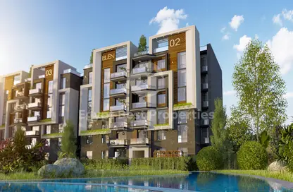Apartment - 1 Bedroom - 2 Bathrooms for sale in Crescent Walk - 5th Settlement Compounds - The 5th Settlement - New Cairo City - Cairo