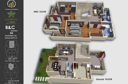 Duplex - 4 Bedrooms - 3 Bathrooms for sale in Bait Alwatan - New Obour City - Qalyubia