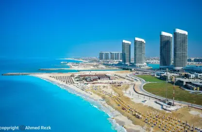 شقة - 4 غرف نوم - 4 حمامات للبيع في نورث ايدج تاورز - مدينة العلمين الجديدة - العلمين - الساحل الشمالي