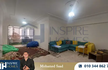 Apartment - 3 Bedrooms - 2 Bathrooms for rent in Al Kady Hamza St. - Ibrahimia - Hay Wasat - Alexandria