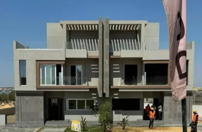 Twin House - 4 Bedrooms - 4 Bathrooms for sale in Zayed Dunes - 6th District - Sheikh Zayed City - Giza