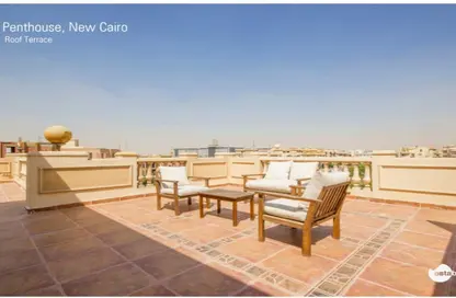Penthouse - 2 Bedrooms - 2 Bathrooms for rent in Al Shouyfat - 5th Settlement Compounds - The 5th Settlement - New Cairo City - Cairo