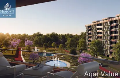 شقة - 2 غرف نوم - 1 حمام للبيع في ميدتاون كوندو - كمبوندات العاصمة الإدارية الجديدة - العاصمة الإدارية الجديدة - القاهرة