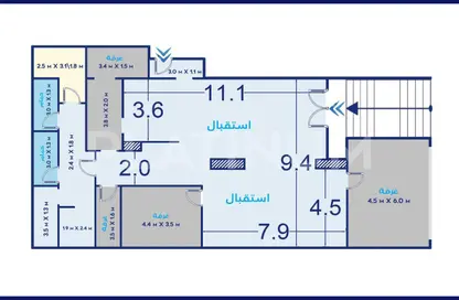 طابق كامل - استوديو - 2 حمامات للايجار في شارع سوريا - رشدي - حي شرق - الاسكندرية