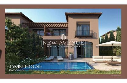 Twin House - 4 Bedrooms - 4 Bathrooms for sale in Village West - Sheikh Zayed Compounds - Sheikh Zayed City - Giza