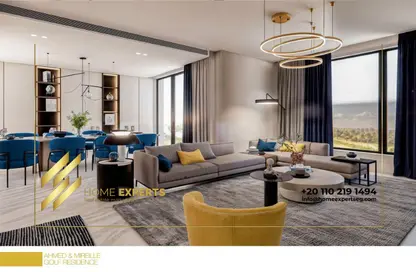 Apartment - 3 Bedrooms - 3 Bathrooms for rent in The Fourteen Golf Residences - Uptown Cairo - Mokattam - Cairo