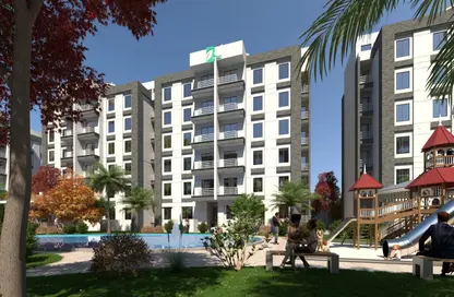 Apartment - 2 Bedrooms - 1 Bathroom for sale in Egyptian Media Production City - Al Wahat Road - 6 October City - Giza