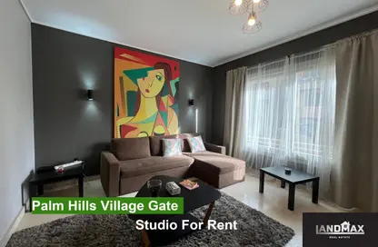 Apartment - Studio - 1 Bathroom for rent in Palm Hills Village Gate - South Investors Area - New Cairo City - Cairo