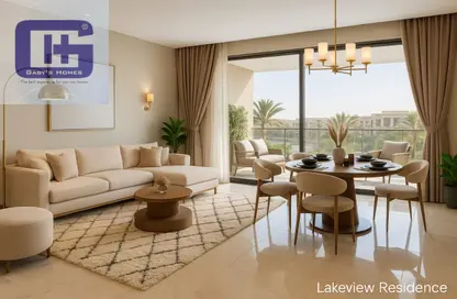Apartment - 2 Bedrooms - 3 Bathrooms for rent in Lake View Residence - 5th Settlement Compounds - The 5th Settlement - New Cairo City - Cairo