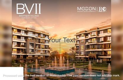 Apartment - 1 Bedroom - 2 Bathrooms for sale in Boutique Village - 5th Settlement Compounds - The 5th Settlement - New Cairo City - Cairo