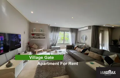 Apartment - 2 Bedrooms - 2 Bathrooms for rent in Palm Hills Village Gate - South Investors Area - New Cairo City - Cairo