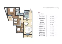 Duplex - 4 Bedrooms - 3 Bathrooms for sale in R7 - New Capital City - Cairo