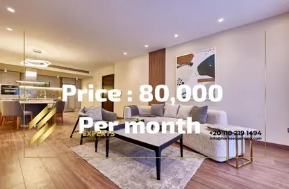 Apartment - 2 Bedrooms - 2 Bathrooms for rent in Lake View Residence - 5th Settlement Compounds - The 5th Settlement - New Cairo City - Cairo