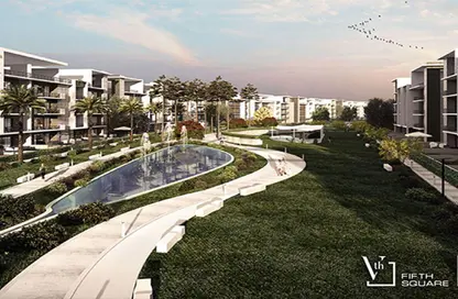 شقة - 2 غرف نوم - 2 حمامات للبيع في فيفث سكوير - التجمع الخامس - مدينة القاهرة الجديدة - القاهرة