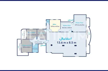 شقة - 4 غرف نوم - 3 حمامات للبيع في شارع الصفاء - سموحة - حي شرق - الاسكندرية