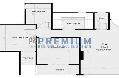 شقة - 2 غرف نوم - 1 حمام للبيع في الشطر الثانى - زهراء المعادي - حي المعادي - القاهرة